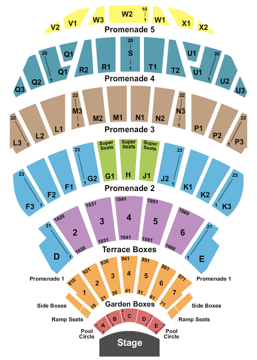 Hollywood Bowl Smokey Robinson Seating Chart